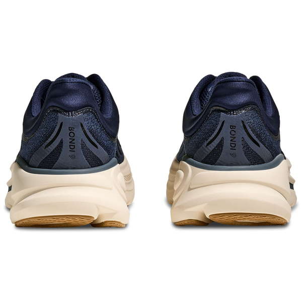 HOKA Bondi 9 - Men's - Midnight Blue/Varsity Navy - Image 3