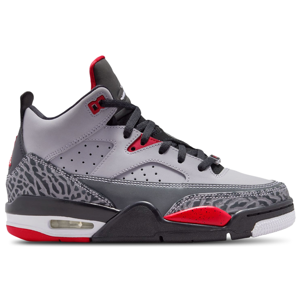 Jordan Son of Mars Low - Boys' Grade School - Grey/White/Red