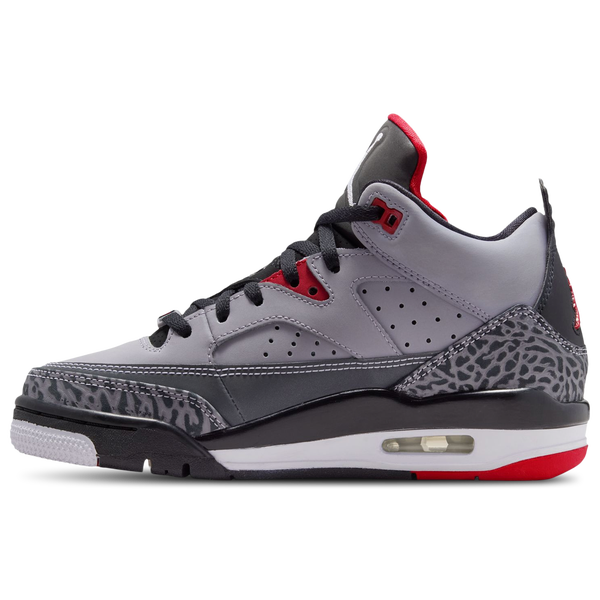 Jordan Son of Mars Low - Boys' Grade School - Grey/White/Red - Image 2