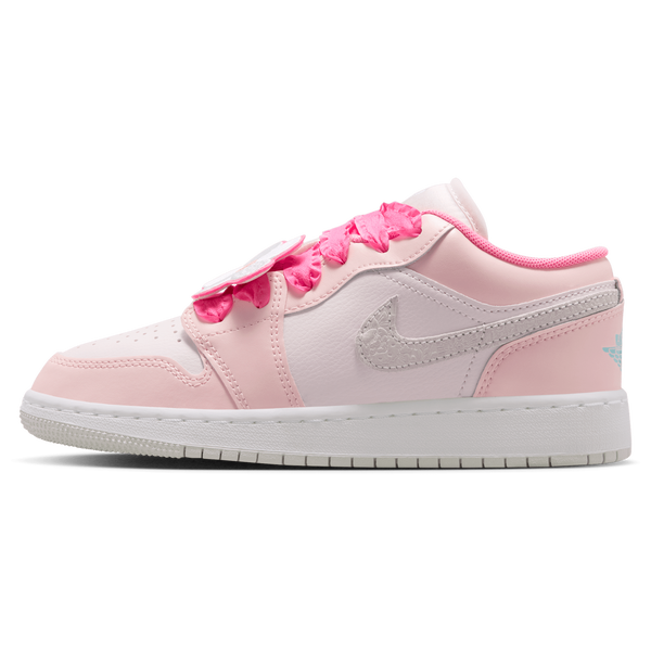 Jordan Air Jordan 1 Low SE - Girls' Grade School - Orange/Pink/Blue - Image 2