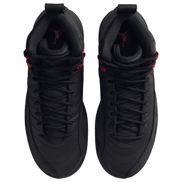 Jordan Retro 12 - Boys' Grade School - Black/Red - Image 4