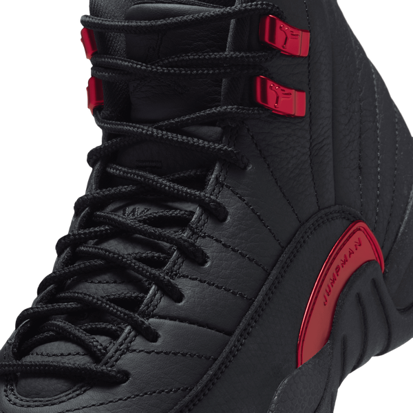 Jordan Retro 12 - Boys' Grade School - Black/Red - Image 7