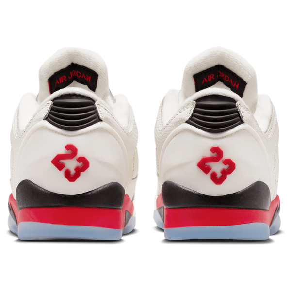 Jordan Sixty Plus Low - Boys' Grade School - White/Red/Silver - Image 3