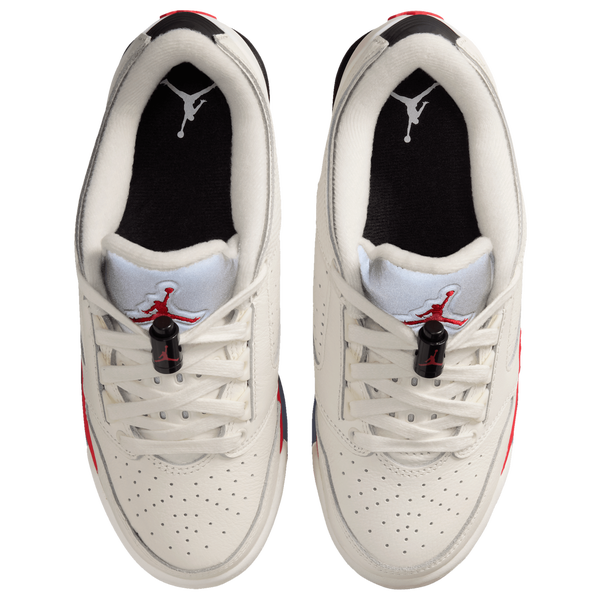 Jordan Sixty Plus Low - Boys' Grade School - White/Red/Silver - Image 4