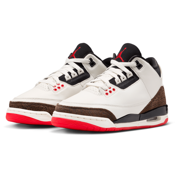 Jordan Retro 3 - Boys' Grade School - Black/White/Tan - Image 6