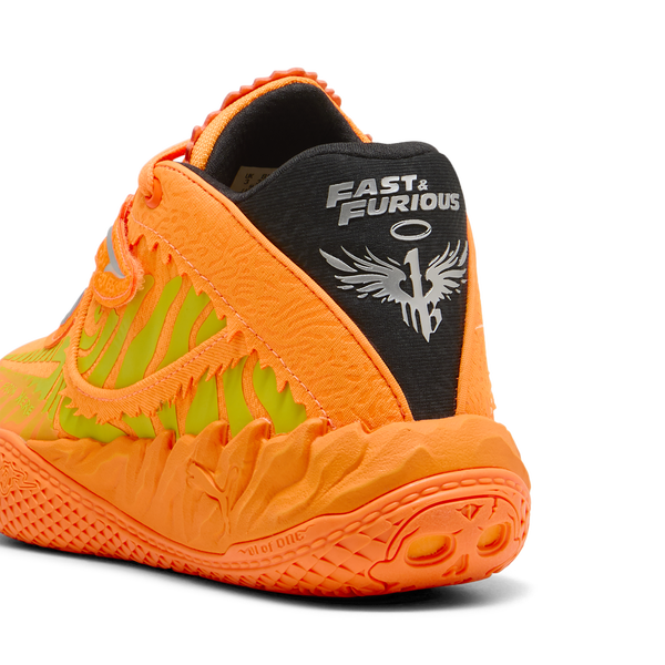 PUMA MB.05 Fast & Furious - Boys' Grade School - Heat Fire/Lux Lime/Black - Image 3