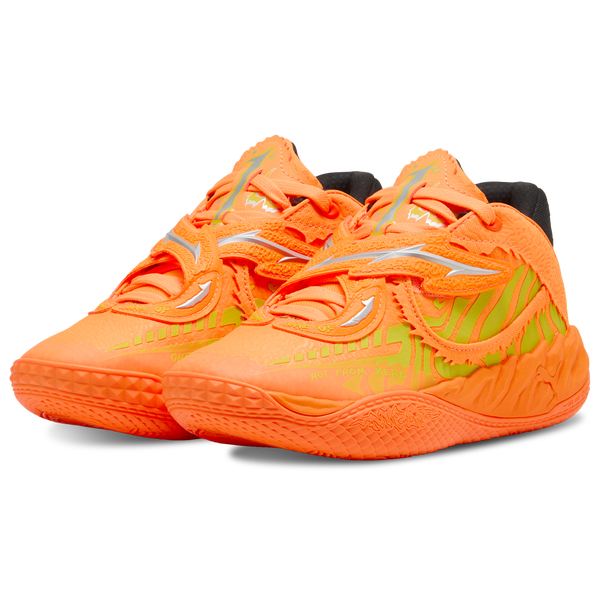 PUMA MB.05 Fast & Furious - Boys' Grade School - Heat Fire/Lux Lime/Black - Image 6