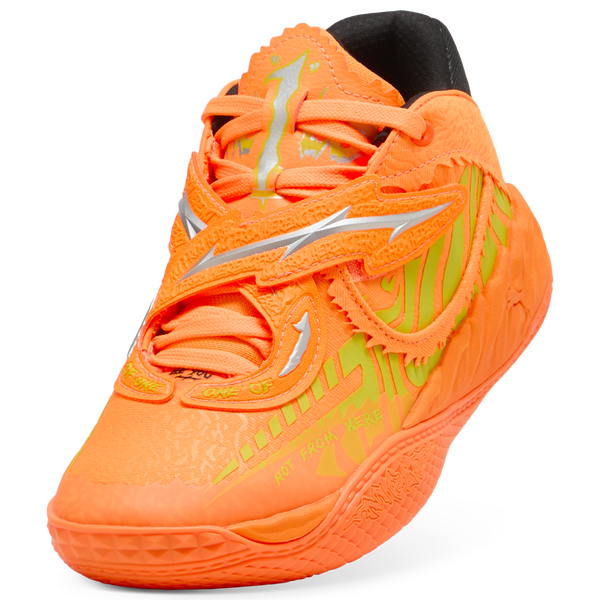 PUMA MB.05 Fast & Furious - Boys' Grade School - Heat Fire/Lux Lime/Black - Image 7