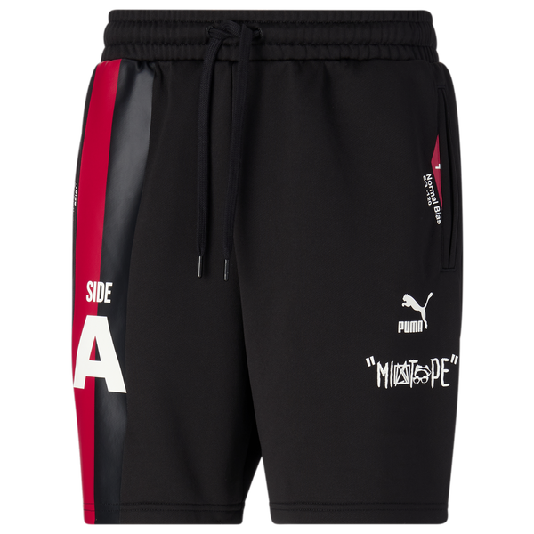 PUMA Mixtape Shorts - Men's - Puma Black/Red/Multi