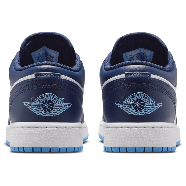 Jordan AJ 1 Low - Boys' Grade School - Navy/Blue/White - Image 3