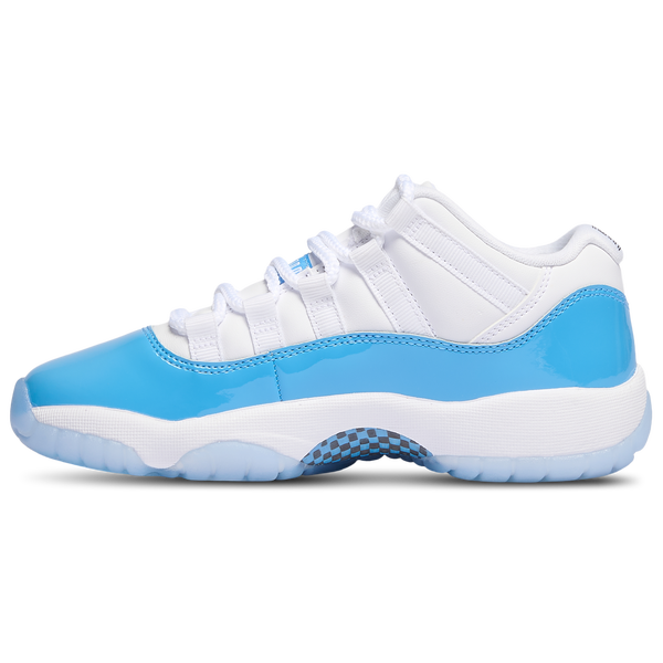 Jordan Retro 11 Low - Boys' Grade School - White/Black/Blue - Image 2
