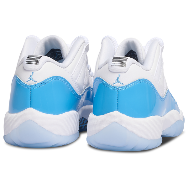 Jordan Retro 11 Low - Boys' Grade School - White/Black/Blue - Image 3