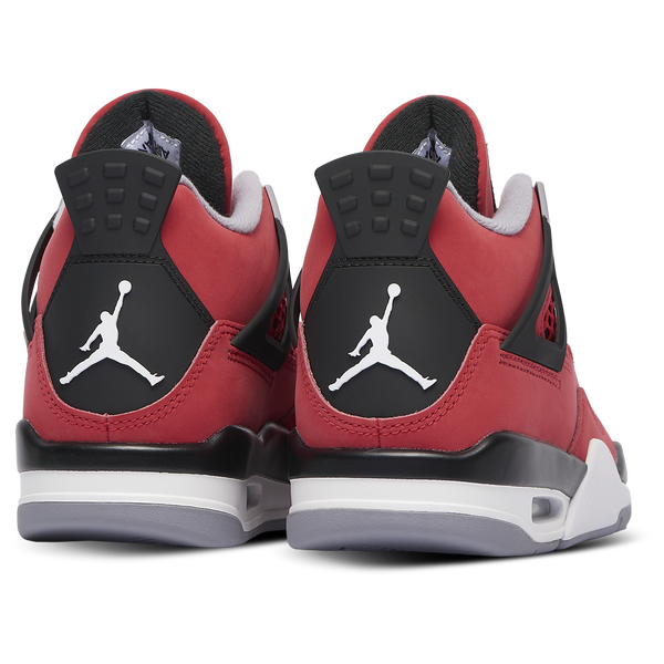 Jordan Retro 4 - Boys' Grade School - Red/White/Grey - Image 3