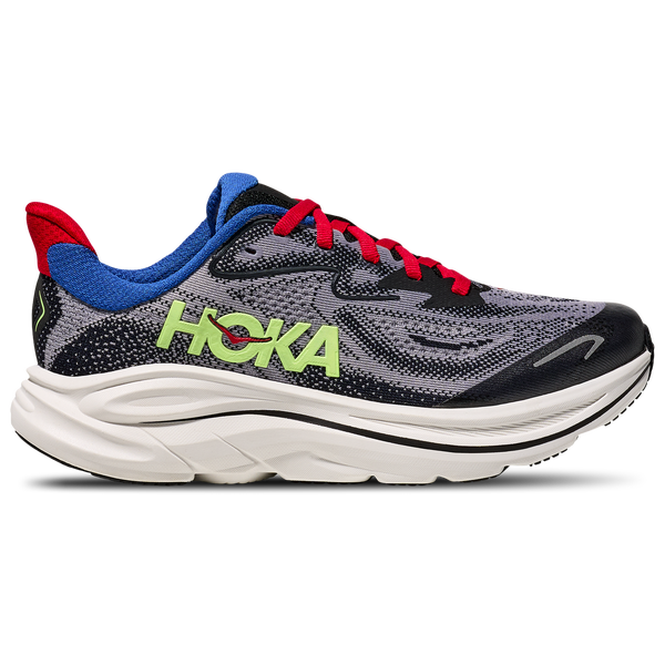 HOKA Clifton 10 - Boys' Grade School - White/Grey
