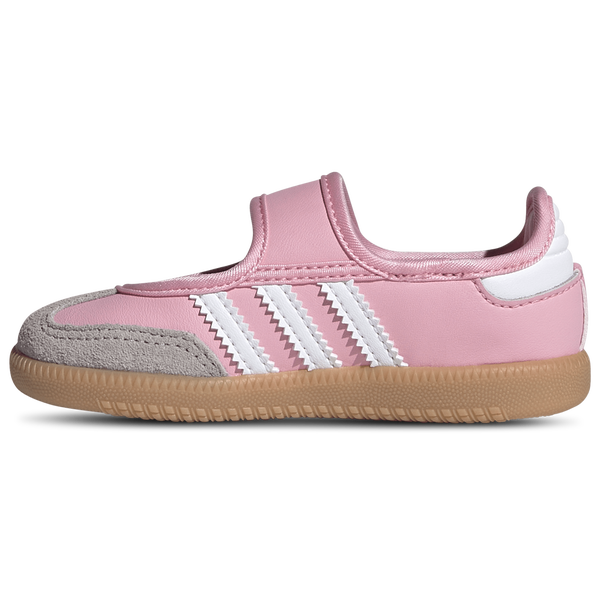 adidas Originals Samba Jane - Girls' Toddler - White/Pink - Image 2