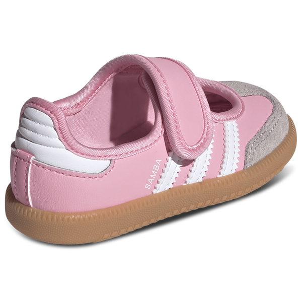 adidas Originals Samba Jane - Girls' Toddler - White/Pink - Image 3