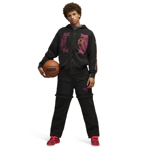 PUMA Lamelo Supernova Full-Zip Hoodie - Men's - Puma Black - Image 5