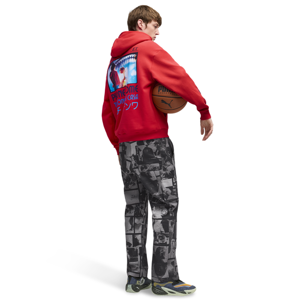 PUMA Hoops X E.T. Hoodie - Men's - For All Time Red/Multi - Image 5