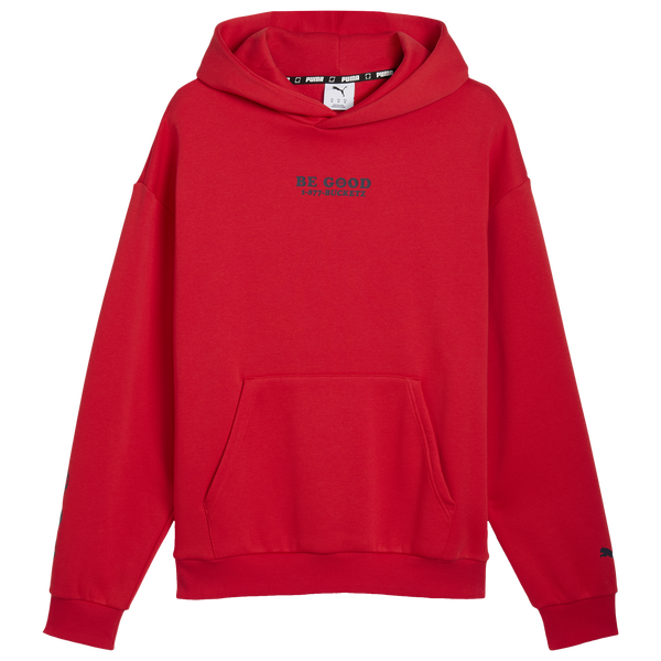 PUMA Hoops X E.T. Hoodie - Men's - For All Time Red/Multi - Image 6