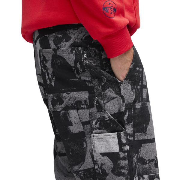 PUMA Hoops X E.T. Twill Pants - Men's - Puma Black - Image 3