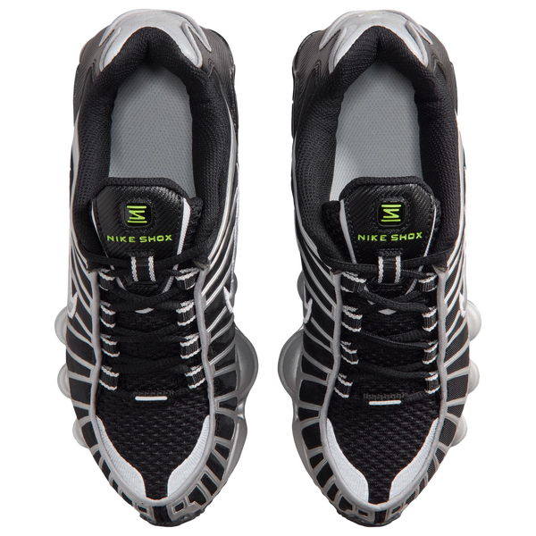 Nike Shox TL - Boys' Grade School - Black/Volt/Metallic Silver - Image 4