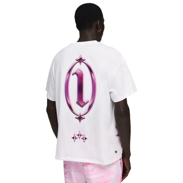 PUMA Lafrance Pink Heem T-Shirt - Men's - Puma White - Image 2