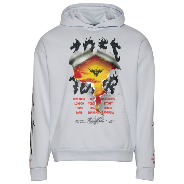 PUMA Melo Metallic Hoodie - Men's - Silver