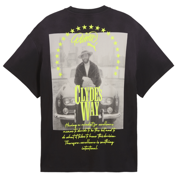PUMA Memory Lane T-Shirt - Men's - Puma Black/Black - Image 2