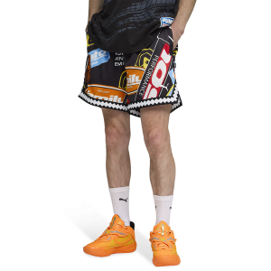 PUMA x Fast & Furious Reversible Mesh 6" Shorts - Men's - Black/Multi