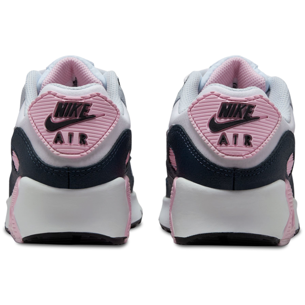 Nike Air Max 90 - Girls' Grade School - Grey/Pink - Image 3