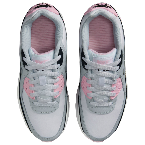 Nike Air Max 90 - Girls' Grade School - Grey/Pink - Image 4