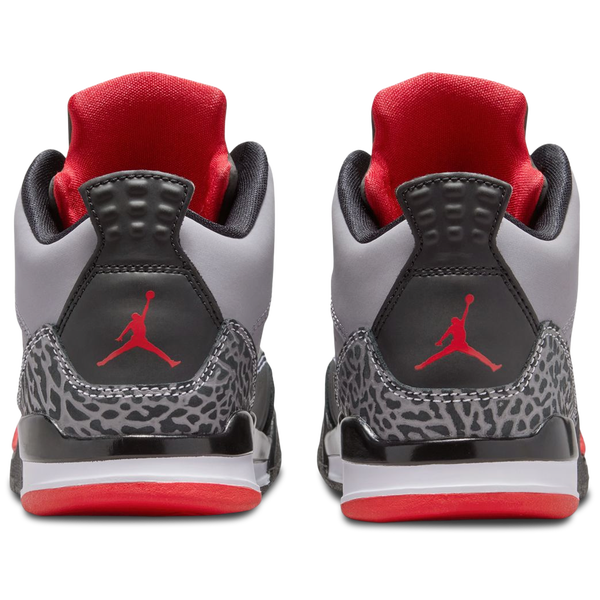 Jordan Son of Mars Low - Boys' Preschool - White/Grey/Red - Image 3