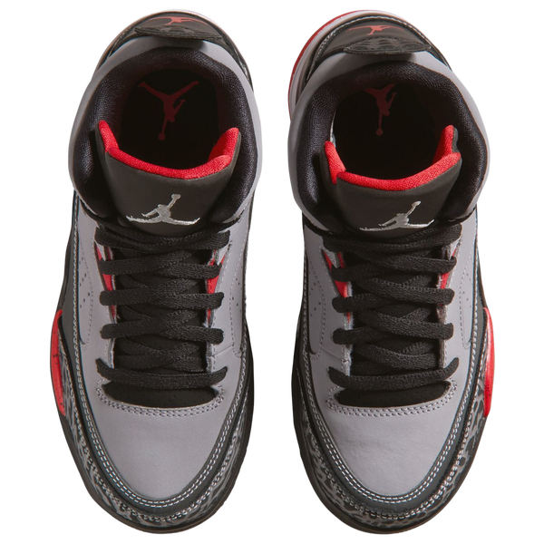 Jordan Son of Mars Low - Boys' Preschool - White/Grey/Red - Image 4
