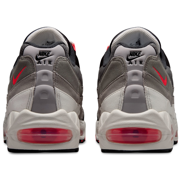 Nike Air Max 95 Big Bubble Premium - Men's - Gray/Red/Silver - Image 3