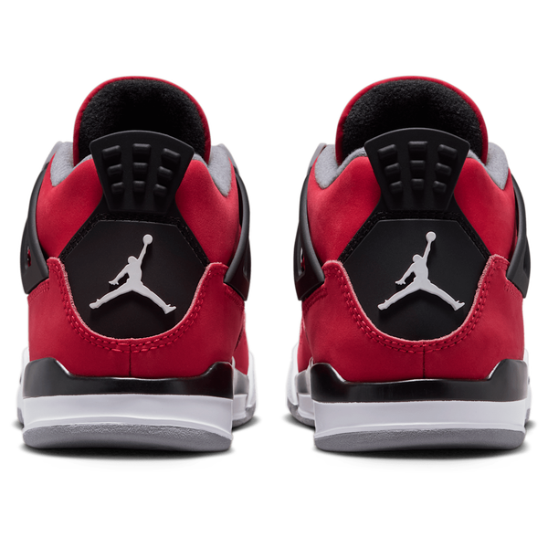 Jordan Retro 4 - Boys' Preschool - White/Red/Grey - Image 3