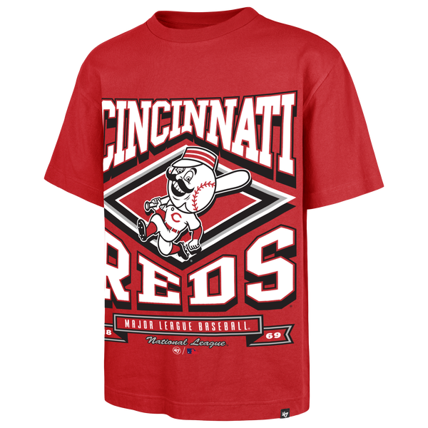 47 Brand MLB Heater Foundation Short Sleeve T-Shirt - Men's - Red