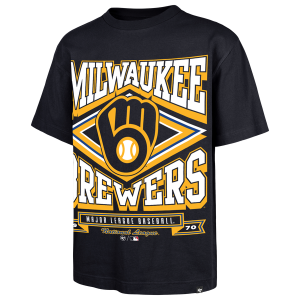 47 Brand Brewers Foundational T-Shirt - Men's - Navy