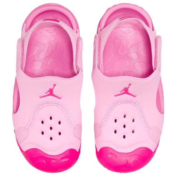 Jordan OTDR Sandals - Girls' Preschool - Pink Rise/Black - Image 4