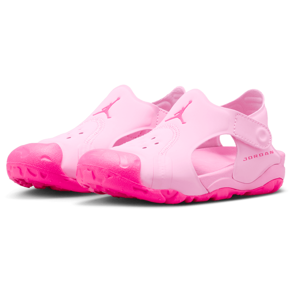 Jordan OTDR Sandals - Girls' Preschool - Pink Rise/Black - Image 6