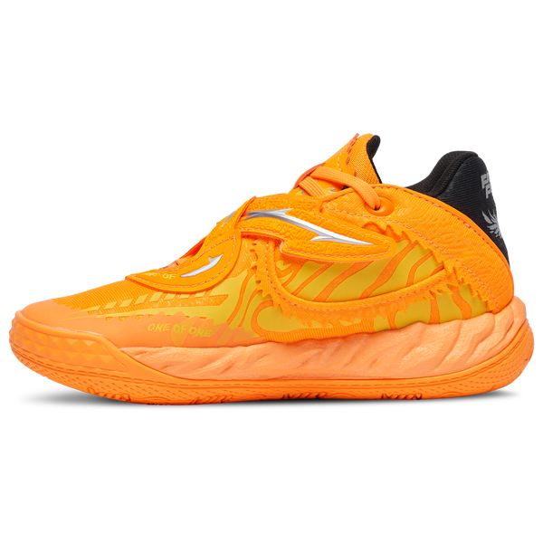 PUMA MB 05 Fast & Furious LA - Boys' Preschool - Black/Lux Lime/Heat Fire - Image 2