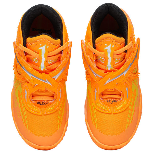 PUMA MB 05 Fast & Furious LA - Boys' Preschool - Black/Lux Lime/Heat Fire - Image 4