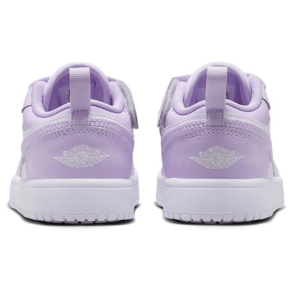 Jordan AJ 1 Low - Girls' Preschool - Barely Grape/White - Image 3