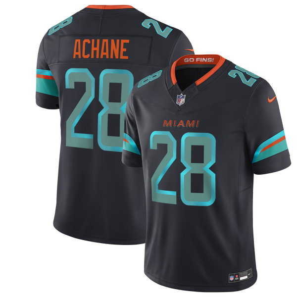 Nike Dolphins NFL Rival DA28 Limit Jersey - Men's - Black