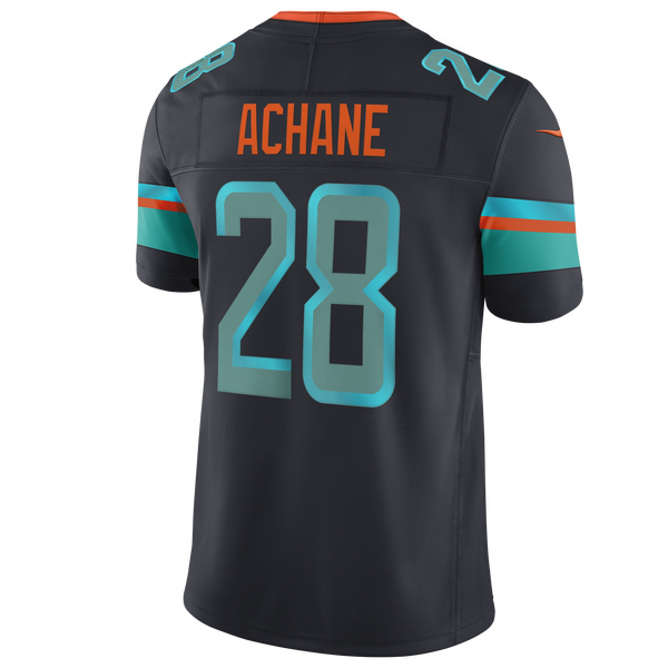 Nike Dolphins NFL Rival DA28 Limit Jersey - Men's - Black - Image 2
