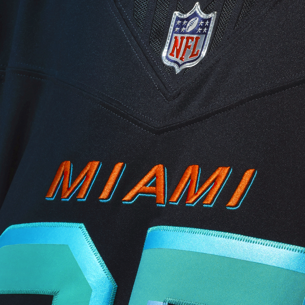 Nike Dolphins NFL Rival DA28 Limit Jersey - Men's - Black - Image 6