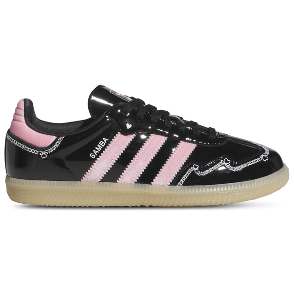 adidas Originals Samba OG - Girls' Grade School - Black/Pink/White