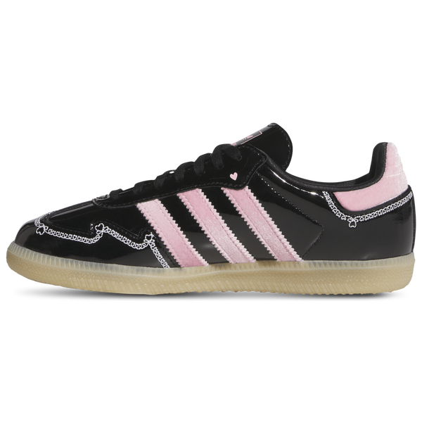 adidas Originals Samba OG - Girls' Grade School - Black/Pink/White - Image 2