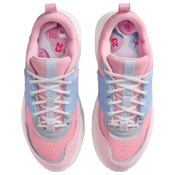 Jordan Trunner - Girls' Grade School - Medium Soft Pink/Medium Soft Pink/Half Blue - Image 4
