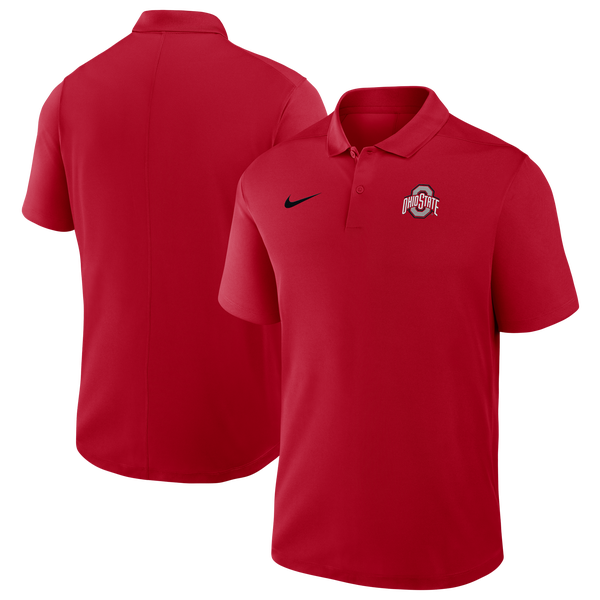 Nike Ohio State Primary Polo - Men's - Red