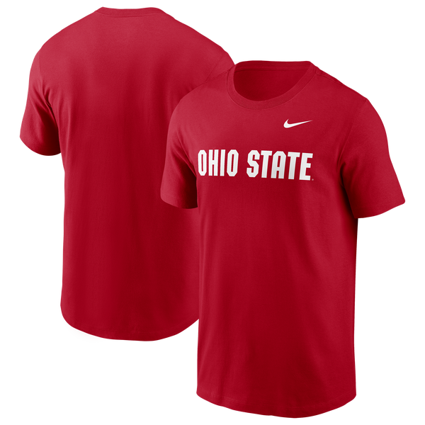 Nike Ohio State Wordmark Short-Sleeve T-Shirt - Men's - Red